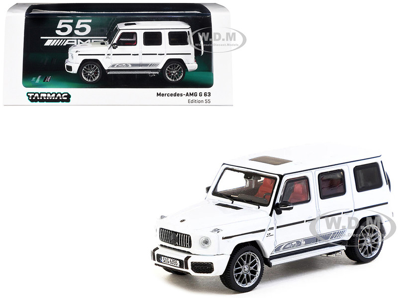 Mercedes AMG G 63 Edition 55 White Road64 Series 1/64 Diecast Model Car Tarmac Works T64R-040-WH