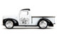 1941 Ford Pickup Truck Mickey Mouse Steamboat Willie White and Black Hollywood Rides Series 1/32 Diecast Model Car Jada 36091