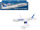 Boeing 787 9 Dreamliner Commercial Aircraft United Airlines N24976 White with Blue Tail Snap Fit 1/200 Plastic Model Skymarks SKR1046