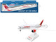 Boeing 787 8 Commercial Aircraft Avianca N796AV White with Red Tail Snap Fit 1/200 Plastic Model Skymarks SKR1159