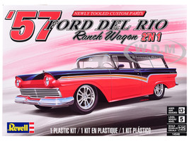 Level 5 Model Kit 1957 Ford Del Rio Ranch Wagon 2-in-1 Kit 1/25 Scale Model Revell 14548