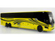 Prevost H3-45 Coach Bus All Aboard America Yellow Graphics Limited Edition 1/87 HO Diecast Model Iconic Replicas 87-0420