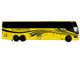 Prevost H3-45 Coach Bus All Aboard America Yellow Graphics Limited Edition 1/87 HO Diecast Model Iconic Replicas 87-0420