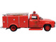 1974 Dodge D-300 Rescue Unit Los Angeles County Fire Department Squad 51 Red 5 Alarm Series Limited Edition 1/87 HO Diecast Model Iconic Replicas 87-0537