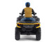 Can Am Outlander XT P 1000R ATV Iron Gray and Neo Yellow with Driver Figure 1/32 Diecast Model BRP Models 60006
