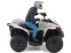 Can Am Renegade X XC 1000R ATV Chalk Gray with Driver Figure 1/32 Diecast Model BRP Models 60008