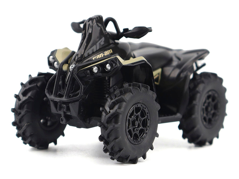 Can Am Renegade X MR 1000R ATV Desert Tan with Driver Figure 1/32 Diecast Model BRP Models 60011