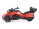 Can Am Spyder F3 Limited Special Series 3 Wheel Motorcycle Viper Red 1/32 Diecast Model BRP Models 60020