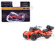 Can Am Spyder F3 Limited Special Series 3 Wheel Motorcycle Viper Red 1/32 Diecast Model BRP Models 60020