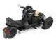Can Am Ryker Rally 3 Wheel Motorcycle Sand Storm and Black 1/12 Diecast Model BRP Models 68001