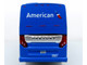 Prevost H3 45 Coach Bus American Airlines Landline Blue with Graphics Limited Edition 1/87 (HO) Diecast Model Iconic Replicas 87-0449