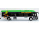 New Flyer Xcelsior XHE40 Transit Bus AC Transit Zero Emission White and Green with Graphics The Bus & Motorcoach Collection Limited Edition 1/87 (HO) Diecast Model by Iconic Replicas 87-0535