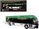 New Flyer Xcelsior XHE40 Transit Bus AC Transit Zero Emission White and Green with Graphics The Bus & Motorcoach Collection Limited Edition 1/87 (HO) Diecast Model by Iconic Replicas 87-0535