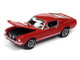 1967 Shelby GT 350 Red with White Side Stripes Mecum Auctions Pop Culture 2024 Release 2 1/64 Diecast Model Car Johnny Lightning JLPC015-JLSP393