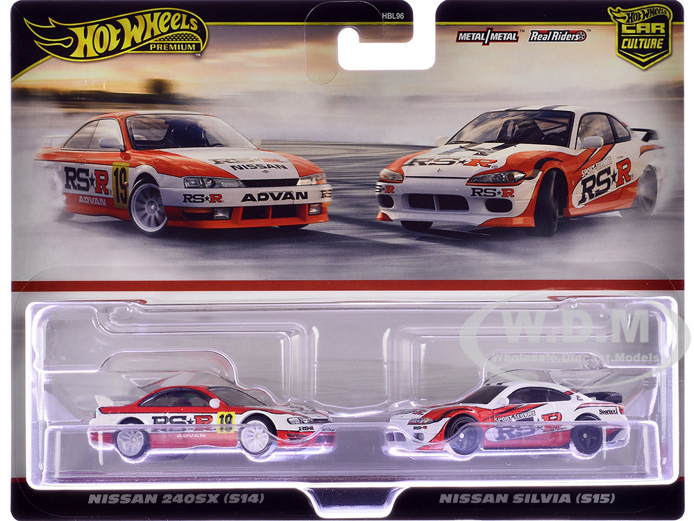 Nissan 240SX (S14) RHD (Right Hand Drive) #19 Red and White and