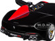Ferrari Monza SP1 Black Metallic with Red Stripes Race & Play Series 1/24 Diecast Model Car Bburago 26027bkr