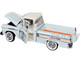 1958 Chevrolet Apache Cameo Pickup Truck Mooneyes Light Gray with White Top Limited Edition to 6650 pieces Worldwide 1/24 Diecast Model Car M2 Machines 40300-125A