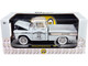 1958 Chevrolet Apache Cameo Pickup Truck Mooneyes Light Gray with White Top Limited Edition to 6650 pieces Worldwide 1/24 Diecast Model Car M2 Machines 40300-125A