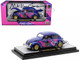 1952 Volkswagen Beetle Deluxe Model Maui & Sons Purple Metallic with Graphics Limited Edition to 6650 pieces Worldwide 1/24 Diecast Model Car M2 Machines 40300-125B