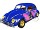 1952 Volkswagen Beetle Deluxe Model Maui & Sons Purple Metallic with Graphics Limited Edition to 6650 pieces Worldwide 1/24 Diecast Model Car M2 Machines 40300-125B