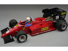 Ferrari 126 C4 M2 #28 Rene Arnoux Formula One F1 European GP 1984 with Driver Mythos Series Limited Edition to 80 pieces Worldwide 1/18 Model Car Tecnomodel TMD18-316A