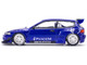 Pandem Civic EG6 RHD Right Hand Drive Blue Metallic Enigma Exclusive Edition 1/64 Diecast Model Car Pop Race PR64-PRE001