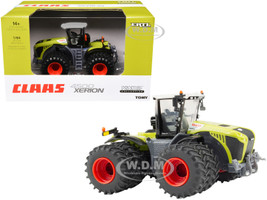 Claas 4500 Xerion Tractor Dual Wheels Green Gray Top Prestige Collection 1/64 Diecast Model ERTL TOMY 16509