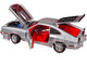 1978 Ford Mustang II King Cobra Silver Metallic with Red and Black Hood Stripes 1/18 Diecast Model Car Greenlight 13670