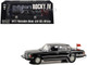 1977 Mercedes Benz 450 SEL W116 Black with Soviet Flag Rocky IV 1985 Movie 1/43 Diecast Model Car Greenlight 86640