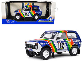 Lada Niva #182 Jean Pierre Jabouille Michel Sardou Paris Dakar Rally 1984 Competition Series 1/18 Diecast Model Car Solido S1807305