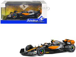 McLaren MCL60 #4 Lando Norris 2nd Place Formula One F1 British GP 2023 1/43 Diecast Model Car Solido S4317801