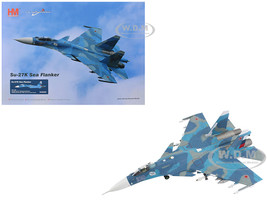 Sukhoi Su 27K Sea Flanker Fighter Aircraft Aircraft Carrier Admiral Kuznetsov Mediterranean Sea 1996 Russian Navy Air Power Series 1/72 Diecast Model Hobby Master HA6050