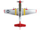 North American P 51D Mustang Fighter Aircraft Creamer s Dream 1st Lt Charles White 301st FS Italy 1945 United States Army Air Force Air Power Series 1/48 Diecast Model Hobby Master HA7752