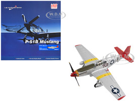 North American P 51C Mustang Fighter Aircraft Alice Jo Capt Wendell Pruitt 302nd FS Italy 1945 United States Army Air Force Air Power Series 1/48 Diecast Model Hobby Master HA8517