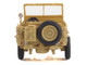 U S 1 4 ton Military Vehicle Desert Sand British 8th Army Gen Bernard Montgomery Sicily 1943 Royal Army Ground Power Series 1/72 Diecast Model Hobby Master HG4217