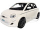 2023 Fiat 500e White 1/24 Diecast Model Car Bburago 21110W