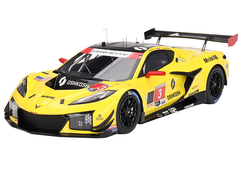 Chevrolet Corvette Z06 GT3 R #3 Antonio Garcia Daniel Juncadella Alexander Sims Corvette Racing by Pratt Miller Motorsports IMSA GTD Pro 24 Hours of Daytona 2024 1/18 Model Car Top Speed TS0570