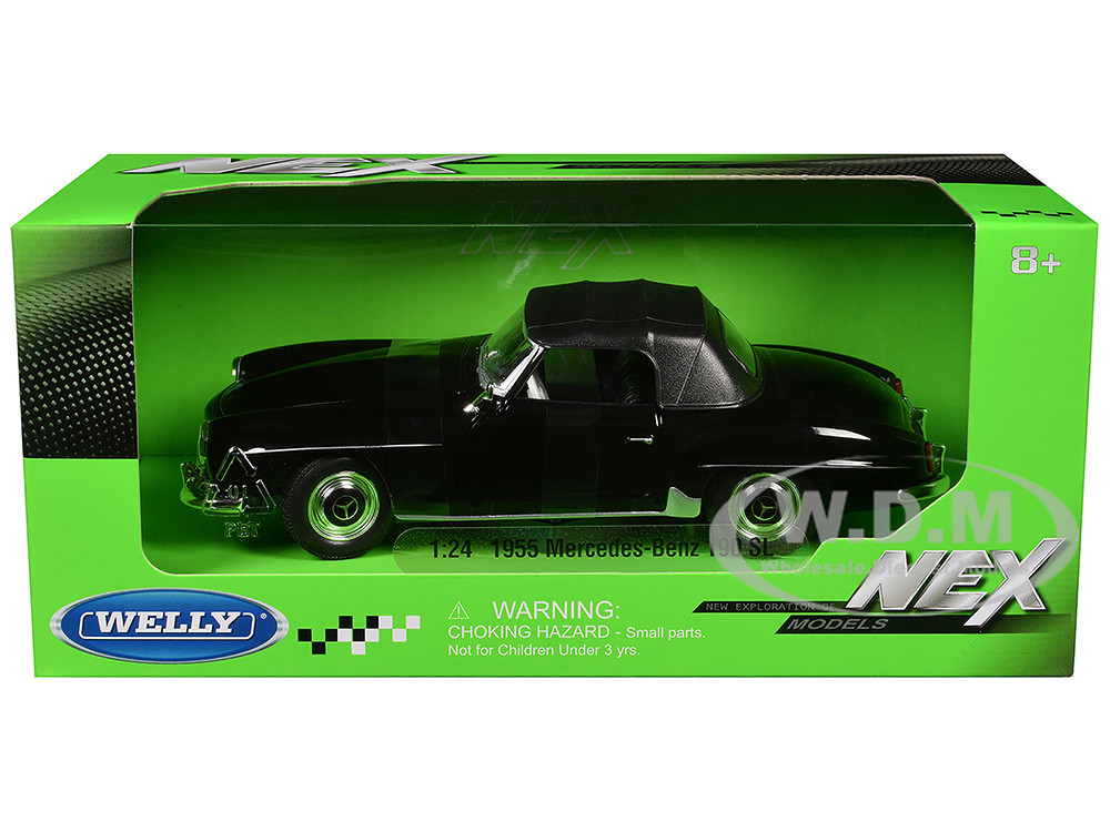 1955 Mercedes-Benz 190 SL (Closed Roof) Black 