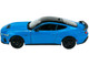 2024 Ford Mustang GT 5 0 Blue with Black Top NEX Models Series 1/25 Diecast Model Car Welly 24123W-BL