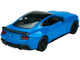 2024 Ford Mustang GT 5 0 Blue with Black Top NEX Models Series 1/25 Diecast Model Car Welly 24123W-BL