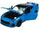 2024 Ford Mustang GT 5 0 Blue with Black Top NEX Models Series 1/25 Diecast Model Car Welly 24123W-BL