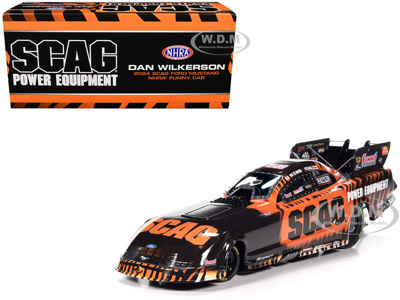 Ford Mustang NHRA Funny Car Dan Wilkerson SCAG Power Equipment 2024 Limited Edition 1/24 Diecast Model Auto World AWN039