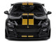 2020 Shelby Mustang GT500 Black with Gold Stripes 1/43 Diecast Model Car Solido S4311506