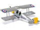 Level 2 Model Kit De Havilland Tiger Moth Aircraft with 2 Scheme Options 1/72 Plastic Model Kit Airfix A02106A