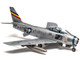 Level 2 Model Kit North American F 86F Sabre Aircraft with 2 Scheme Options 1/48 Plastic Model Kit Airfix A08111