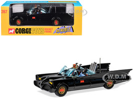 1966 Batmobile with Batman and Robin Figures Batman 1966 1968 Classic TV Series #267 Reissue Diecast Model Car Corgi RT26701