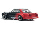 Skyline GT R V8 Drift Hakosuka RHD Right Hand Drive Advan Black and Red 1/64 Diecast Model Car Pop Race PR640081
