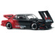 Skyline GT R V8 Drift Hakosuka RHD Right Hand Drive Advan Black and Red 1/64 Diecast Model Car Pop Race PR640081