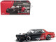 Skyline GT R V8 Drift Hakosuka RHD Right Hand Drive Advan Black and Red 1/64 Diecast Model Car Pop Race PR640081