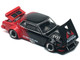 Skyline GT R V8 Drift Hakosuka RHD Right Hand Drive Advan Black and Red 1/64 Diecast Model Car Pop Race PR640081
